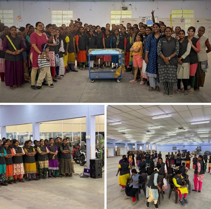 Close up of garment textures